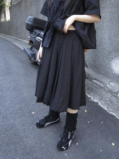 ang project Vintage Lightweight Ruffle Bloom Skirt