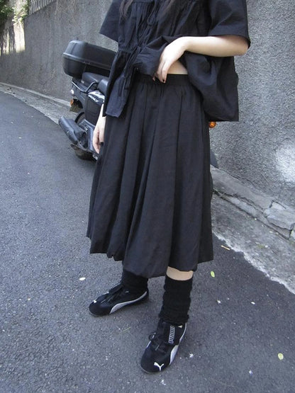 Vintage Lightweight Ruffle Bloom Skirt