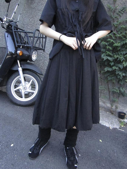 ang project Vintage Lightweight Ruffle Bloom Skirt