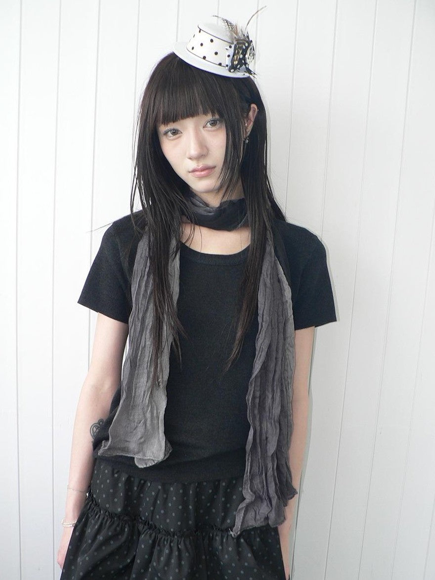 ang project Vintage Loose Fit Solid Crew Neck Two Piece Women&
