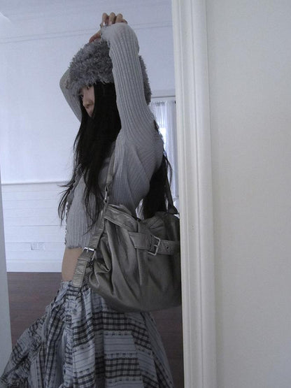 ang project Vintage Medieval Foldable Cotton Shoulder Bag