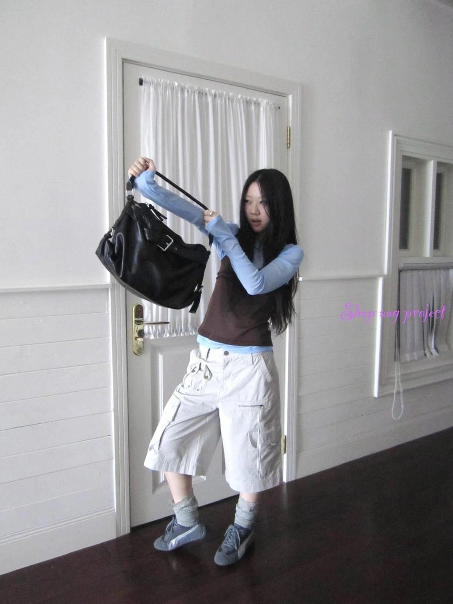 Vintage Medieval Foldable Cotton Shoulder Bag