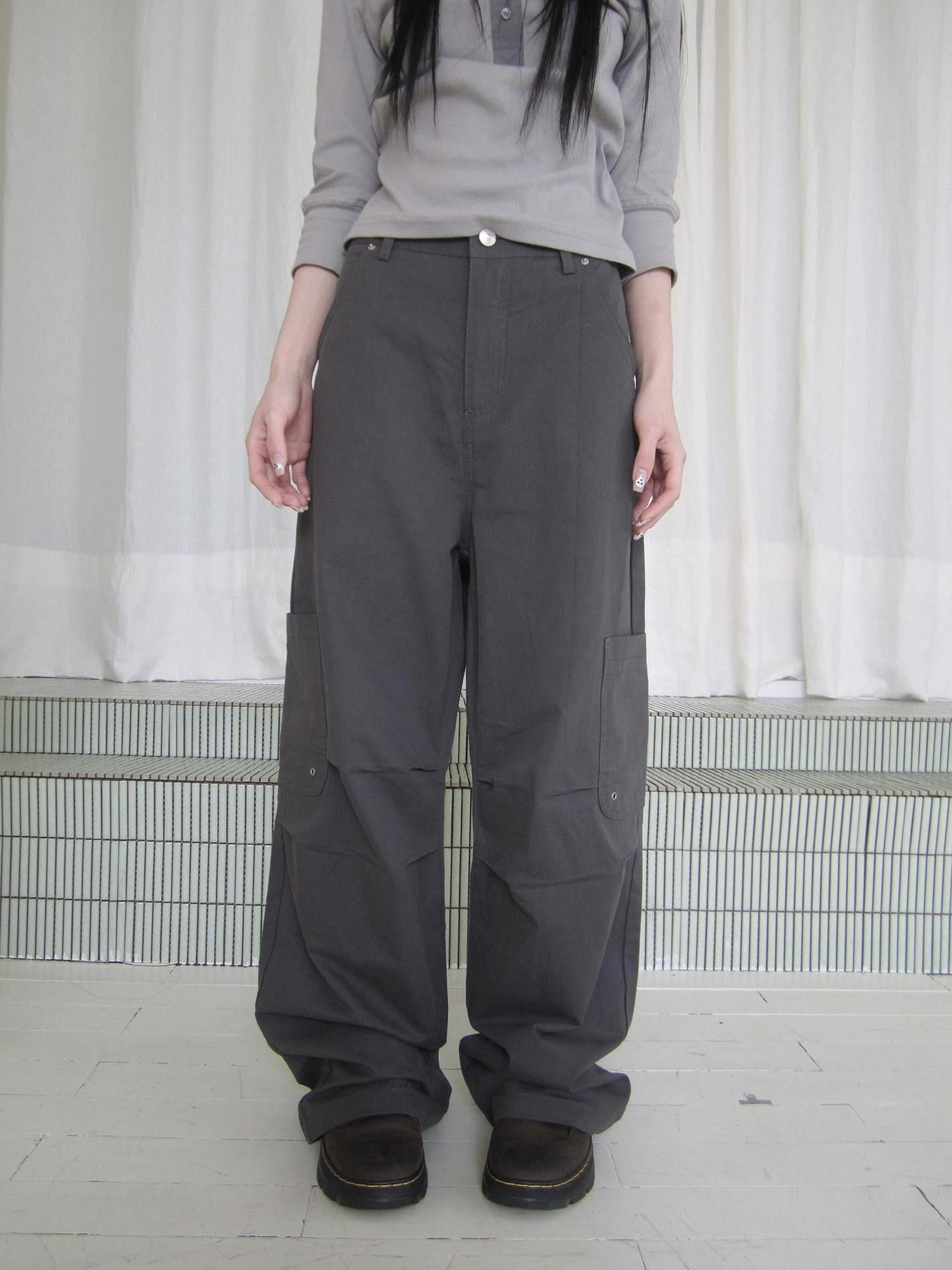 ang project Vintage Paratrooper Pleat Multi Pocket Straight Leg Women&