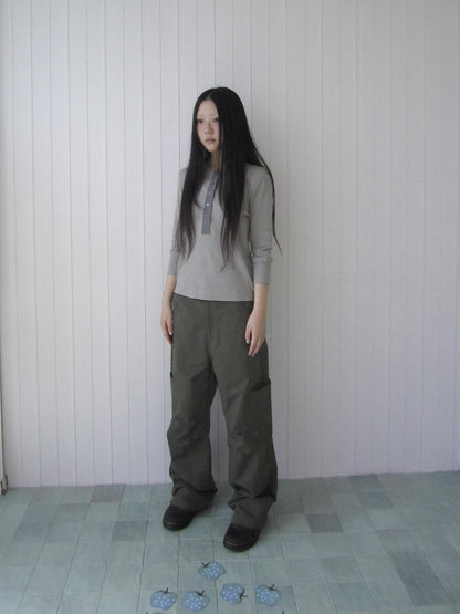ang project Vintage Paratrooper Pleat Multi Pocket Straight Leg Women&