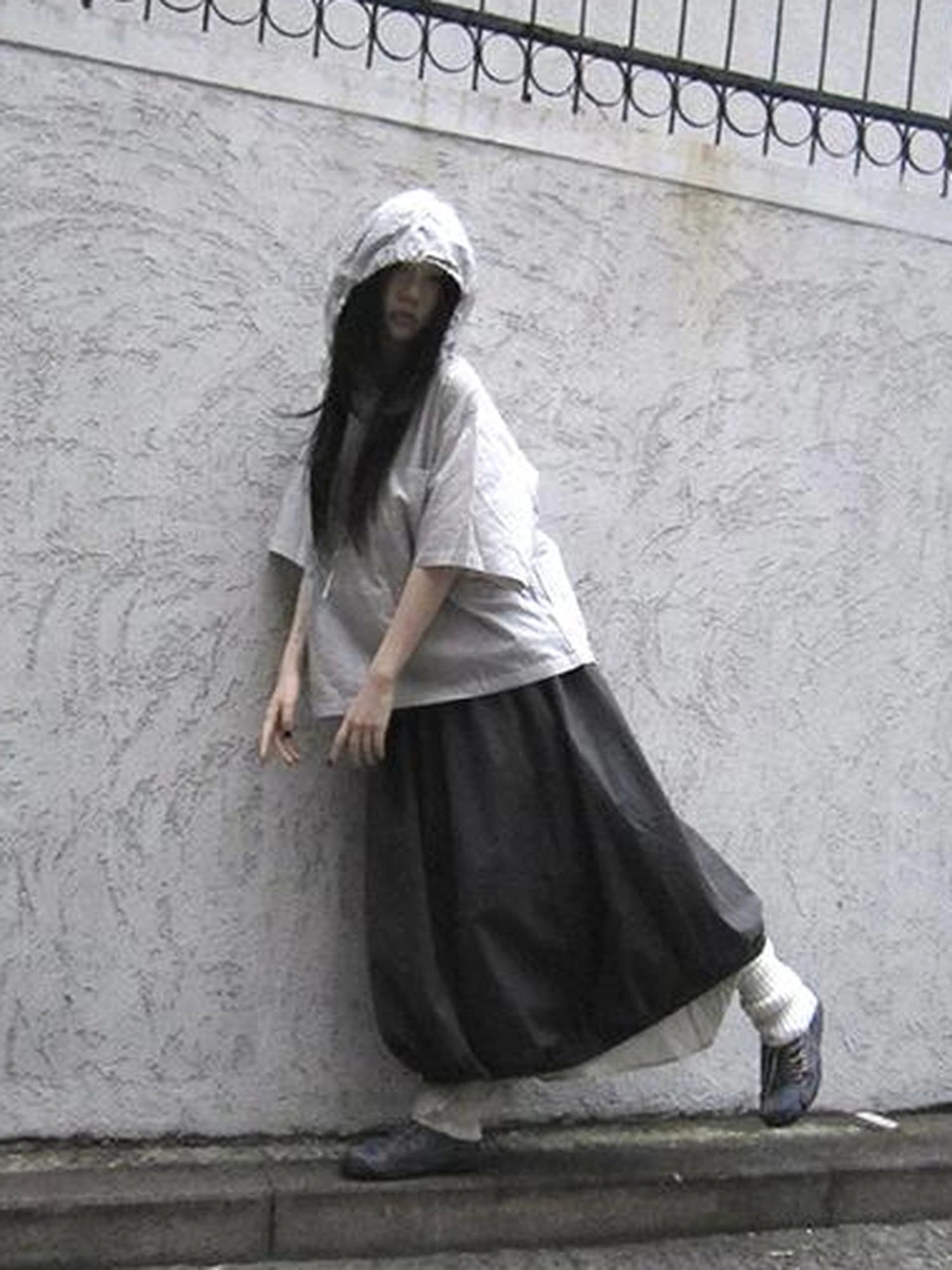 Vintage Plaid Short Sleeve Hooded Shirt