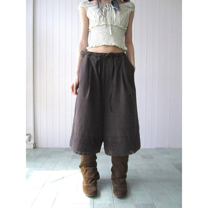 ang_project_Vintage_Pleated_Lace_Elastic_Waist_Women&