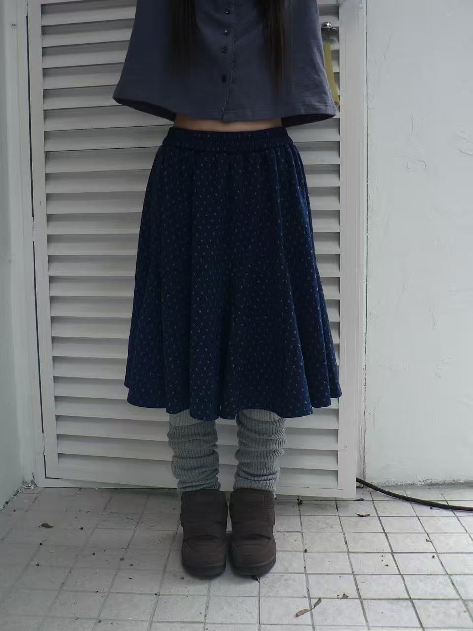 ang_project_Vintage_Print_Elastic_Waist_Loose_A_Line_Women&