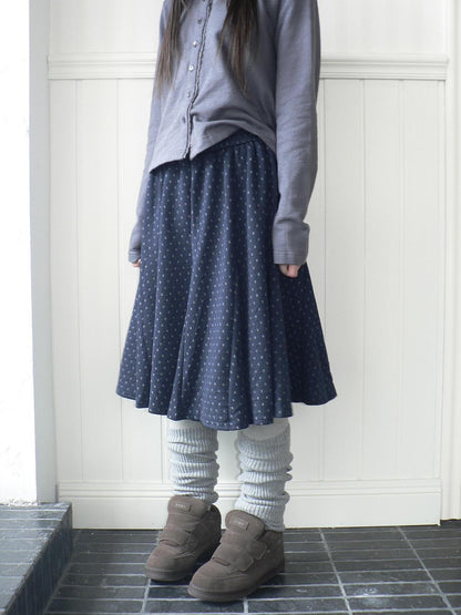ang project Vintage Print Elastic Waist Loose A Line Women&