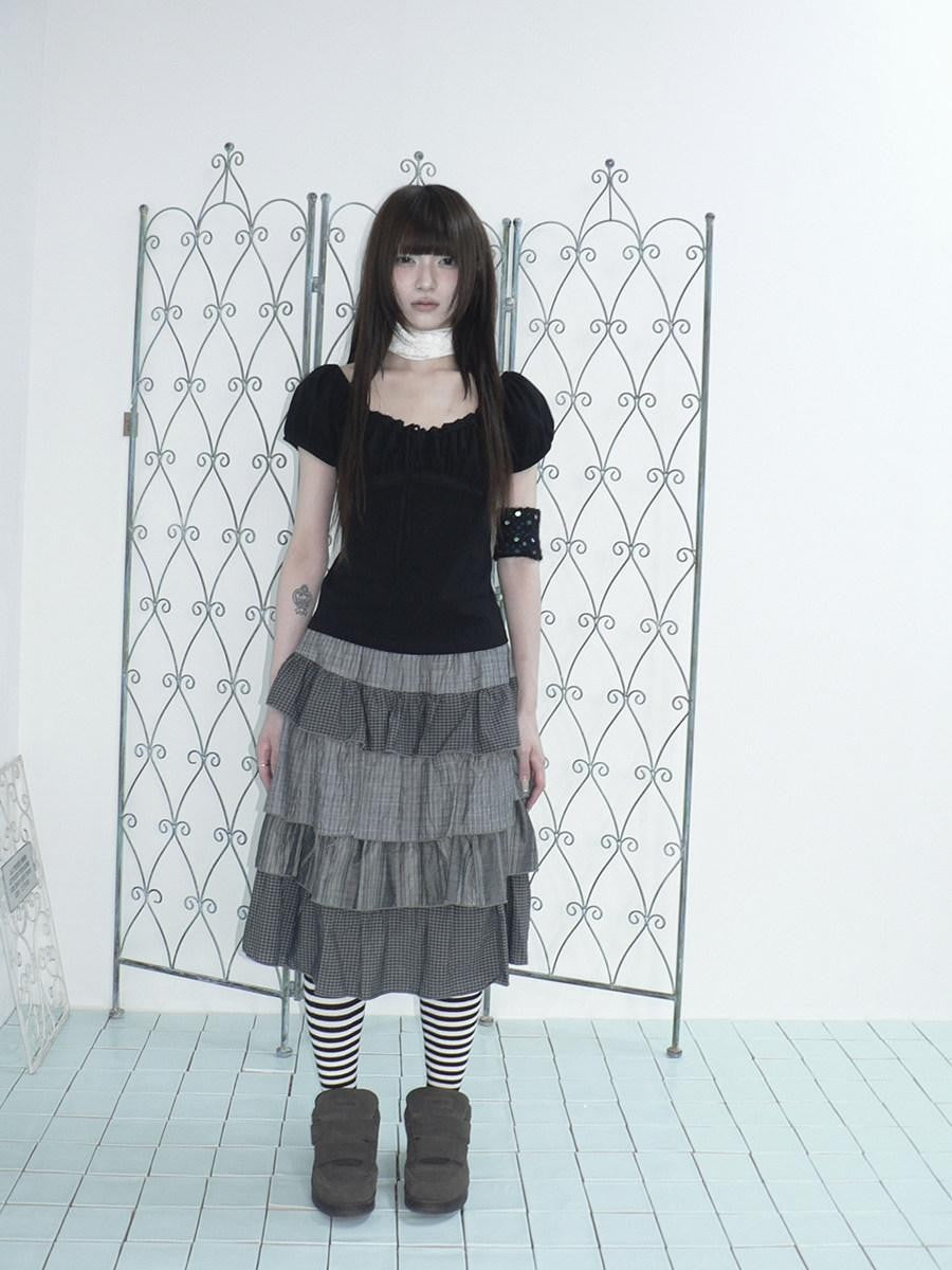 ang project Vintage Ruched Drawstring Tie Panelled Puff Women&