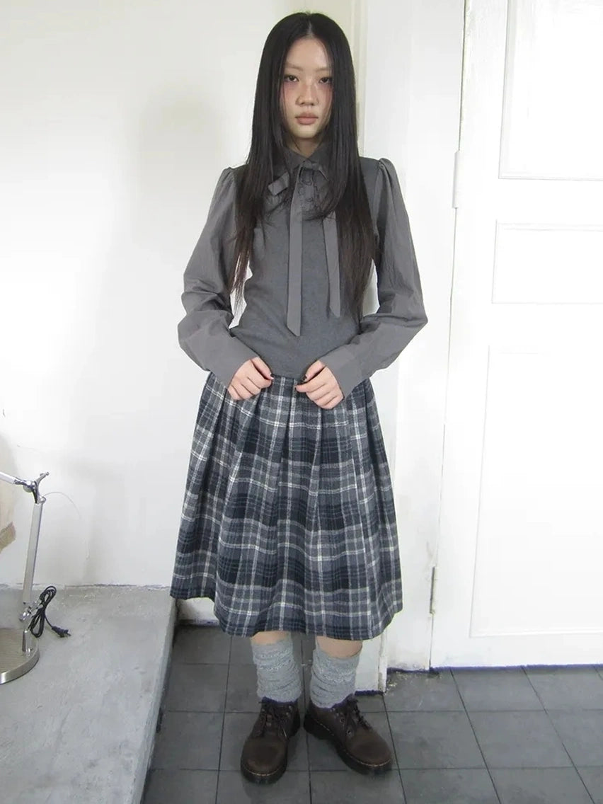 ang project Vintage Ruffled Lace Up Vest Blouse Shirts