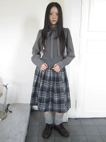 ang project Vintage Ruffled Lace Up Vest Blouse Shirts