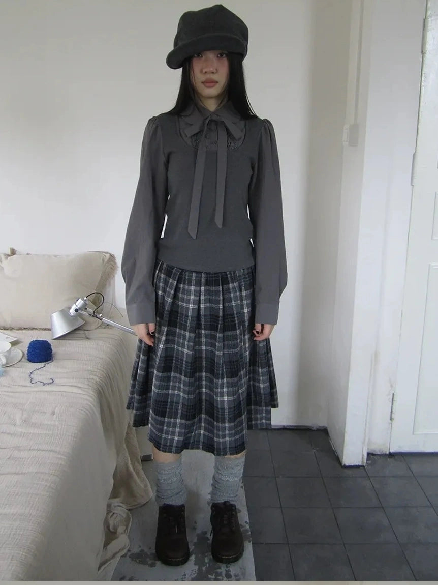 ang project Vintage Ruffled Lace Up Vest Blouse Shirts