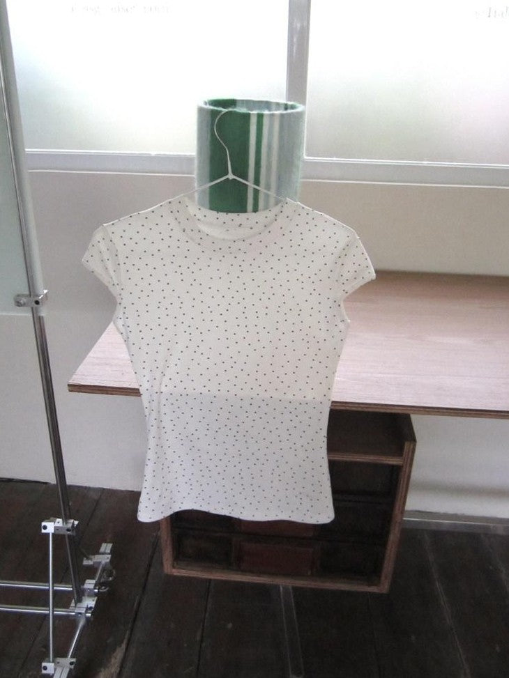ang project Vintage Star And Polka Dot Print Slim Fit Women&