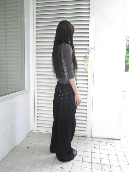 ang project Vintage Star Embroidered Loose Women&