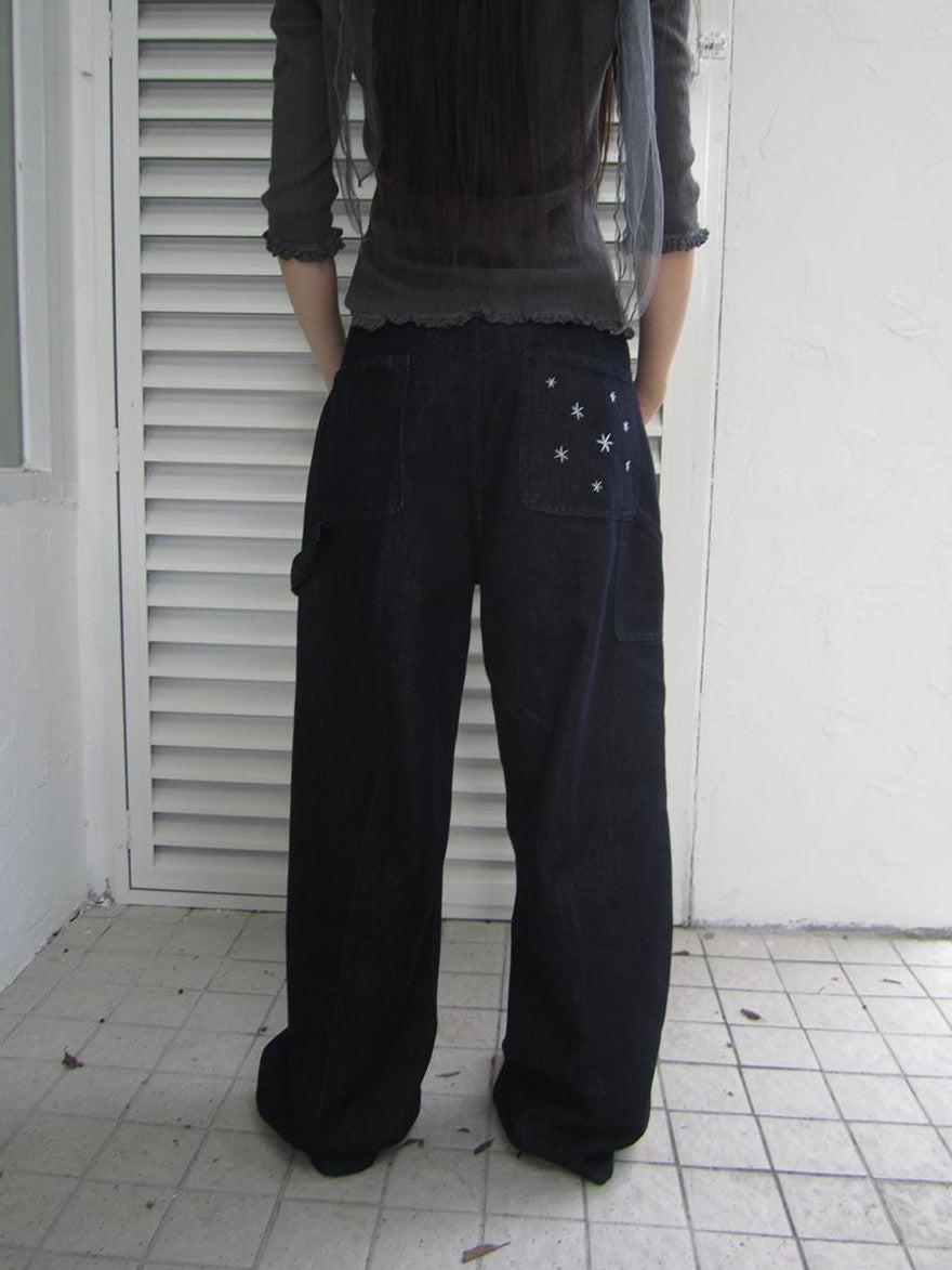 ang project Vintage Star Embroidered Loose Women&