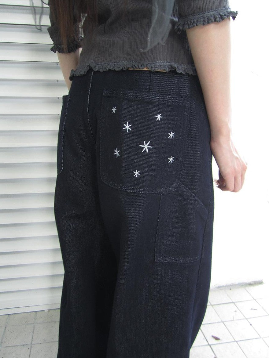 ang project Vintage Star Embroidered Loose Women&