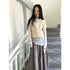 ang project Vintage Sweet V-neck Lace Tie Button Cutout Short Sleeve Women&