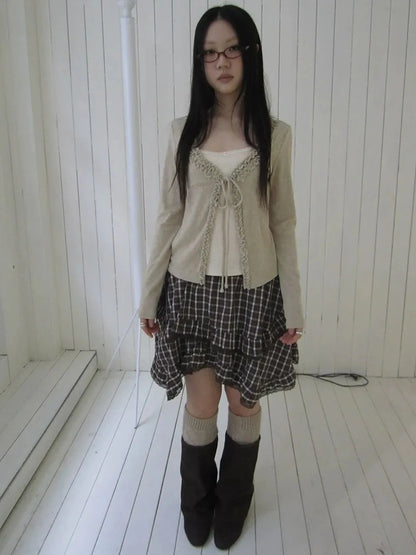 ang project Vintage Two Tone Bow Tie Peplum Blouse T-shirt