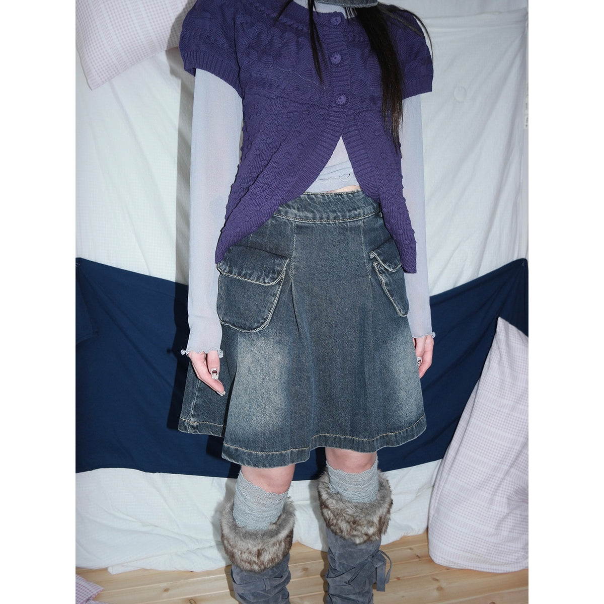 ang_project_Vintage_Wash_Distressed_Pleated_3d_Pocket_A_Line_Women&