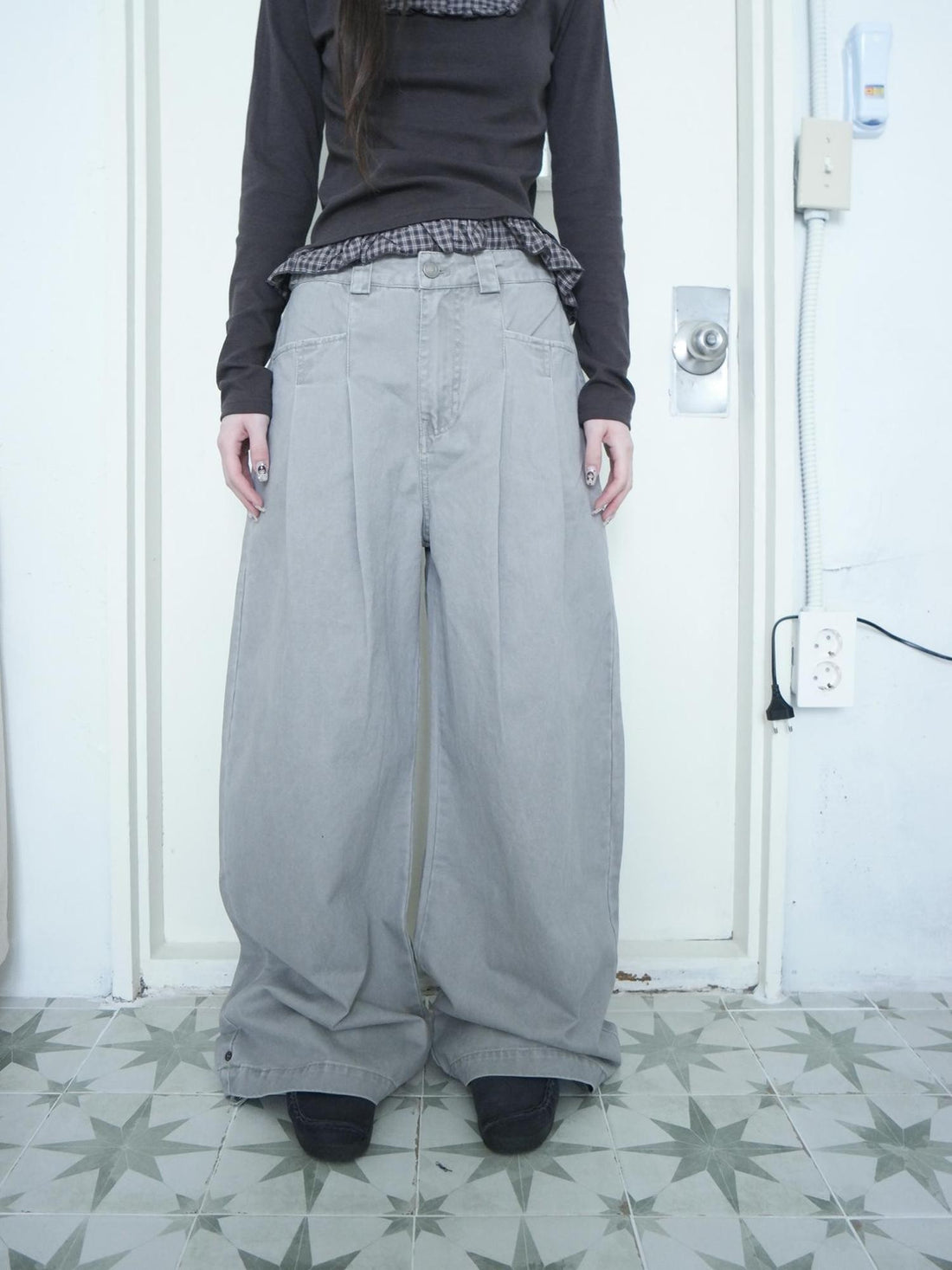 ang project Vintage Wash Ruched Women&