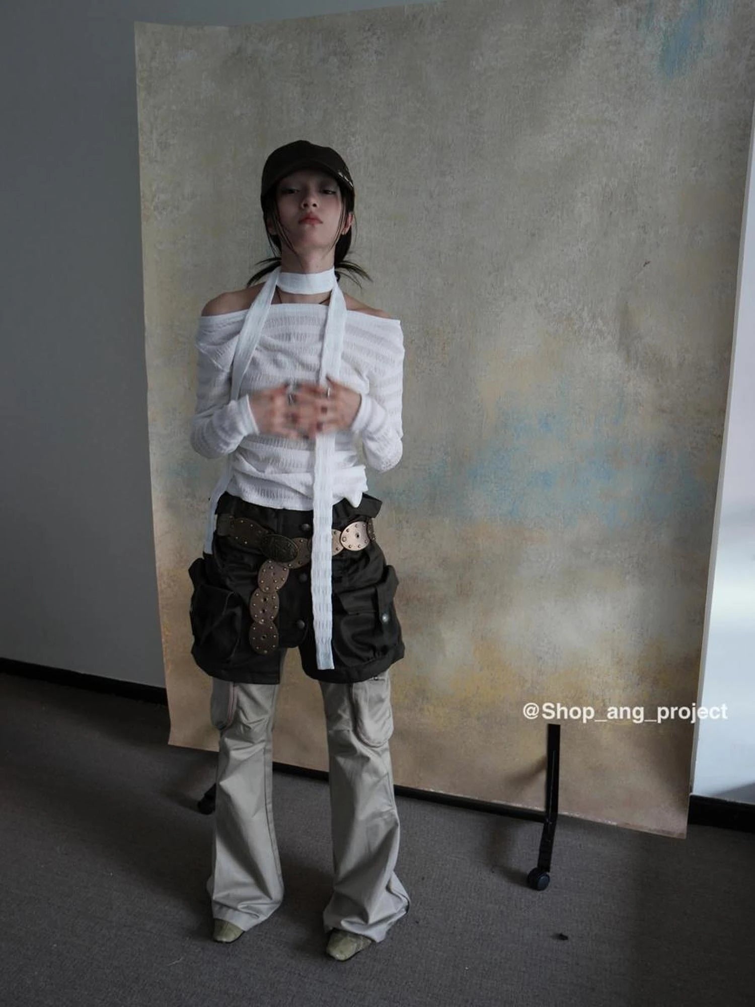 Vintage Y2 K Western Cowboy Metal Buckle Leather Belt