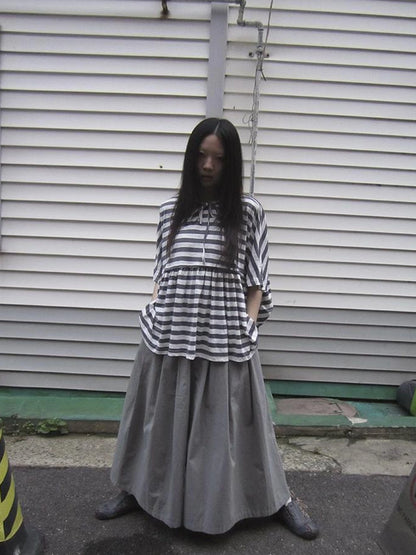 Wide Leg Cropped Pants with Elastic Waist and Pleated Detail