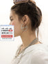 Achihara Orbit Star Earrings Chic Celestial Hoops