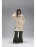 NONAME SPACE Spaca Mesh Shoulder Top With Free Scarf