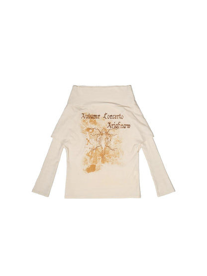 Punk Street Vintage Batwing Sleeve Thermal T Shirt