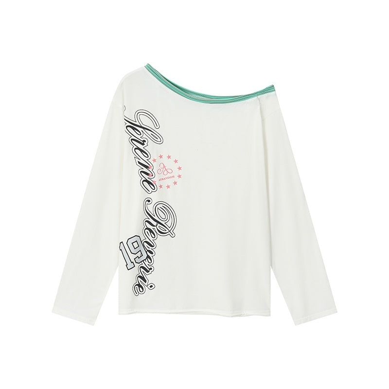 atrandom_Asymmetrical_Spliced_Contrast_Text_Print_Women&