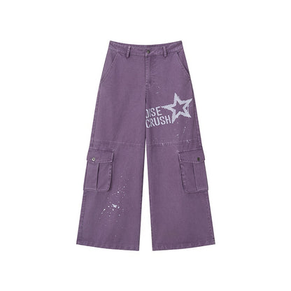 atrandom_Chalk_Gray_Washed_Distressed_Printed_Wide_Leg_Women&