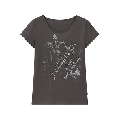 atrandom_Cross_Letter_Print_Slim_Fit_Women&