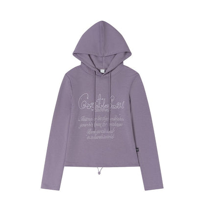 atrandom_Dark_Gray_Air_Layer_Letter_Print_Drawstring_Hooded_Women&