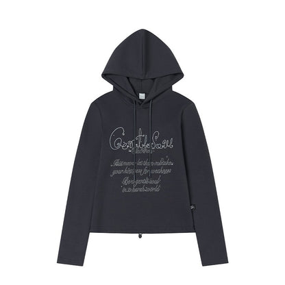 atrandom_Dark_Gray_Air_Layer_Letter_Print_Drawstring_Hooded_Women&