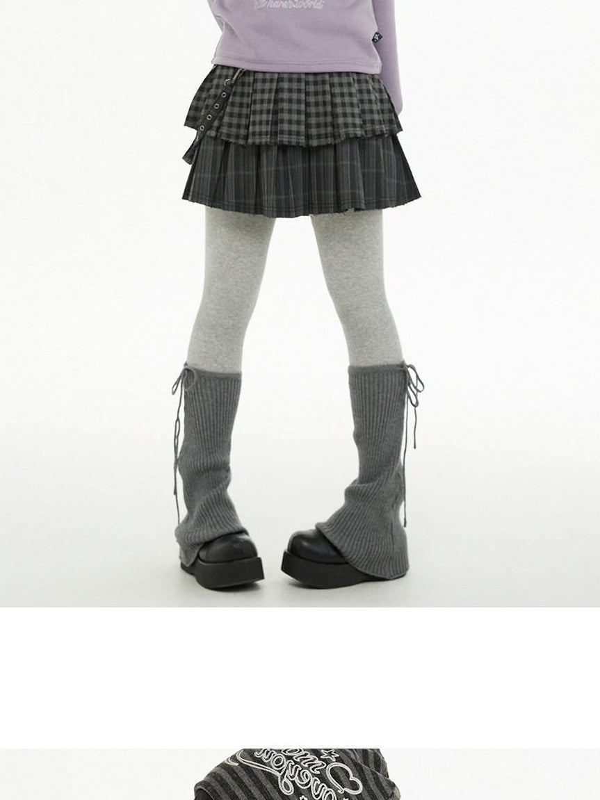 atrandom Dark Gray Air Layer Letter Print Drawstring Hooded Women&
