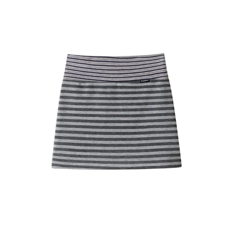 atrandom_Dark_Gray_Zebra_Stripe_Spliced_Brushed_Fleece_Women&