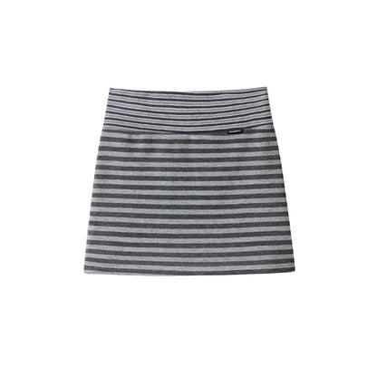 atrandom_Dark_Gray_Zebra_Stripe_Spliced_Brushed_Fleece_Women&