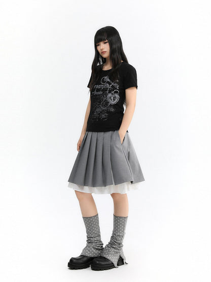 atrandom Dreamscape Print Rhinestone Women&