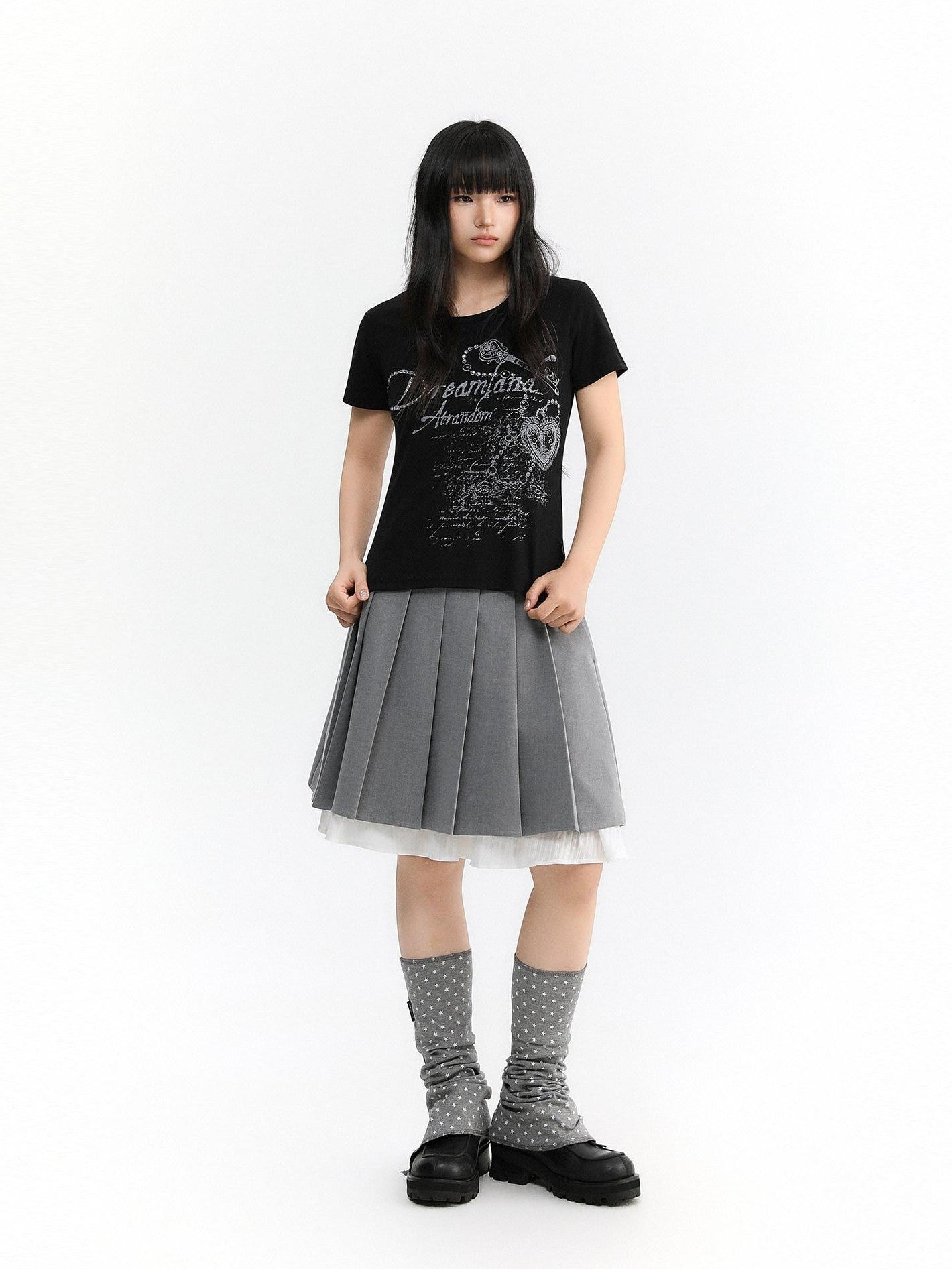 atrandom Dreamscape Print Rhinestone Women&