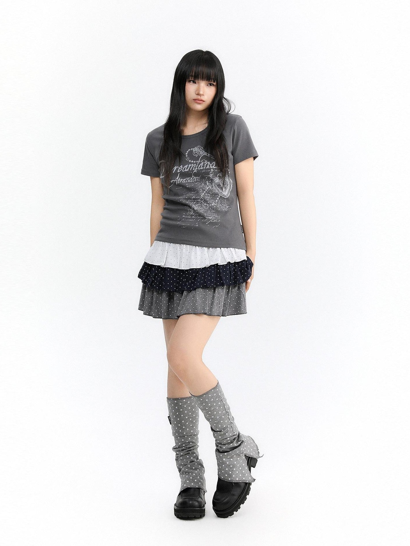 atrandom Dreamscape Print Rhinestone Women&