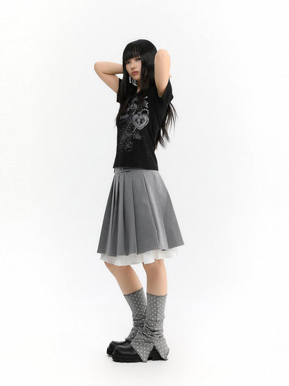 atrandom Dreamscape Print Rhinestone Women&