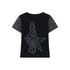 atrandom_Faded_Musical_Note_Print_Patchwork_Cap_Sleeve_Women&