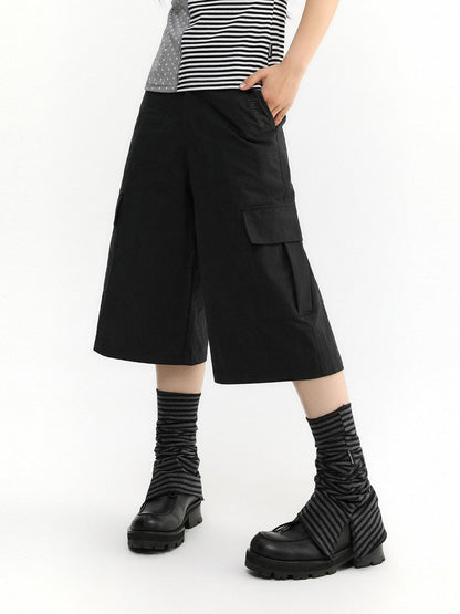 atrandom Gray Star Stripe Slit Layered Knit Women&