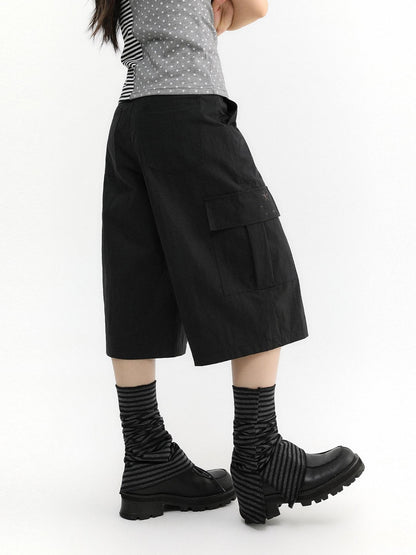 atrandom Gray Star Stripe Slit Layered Knit Women&