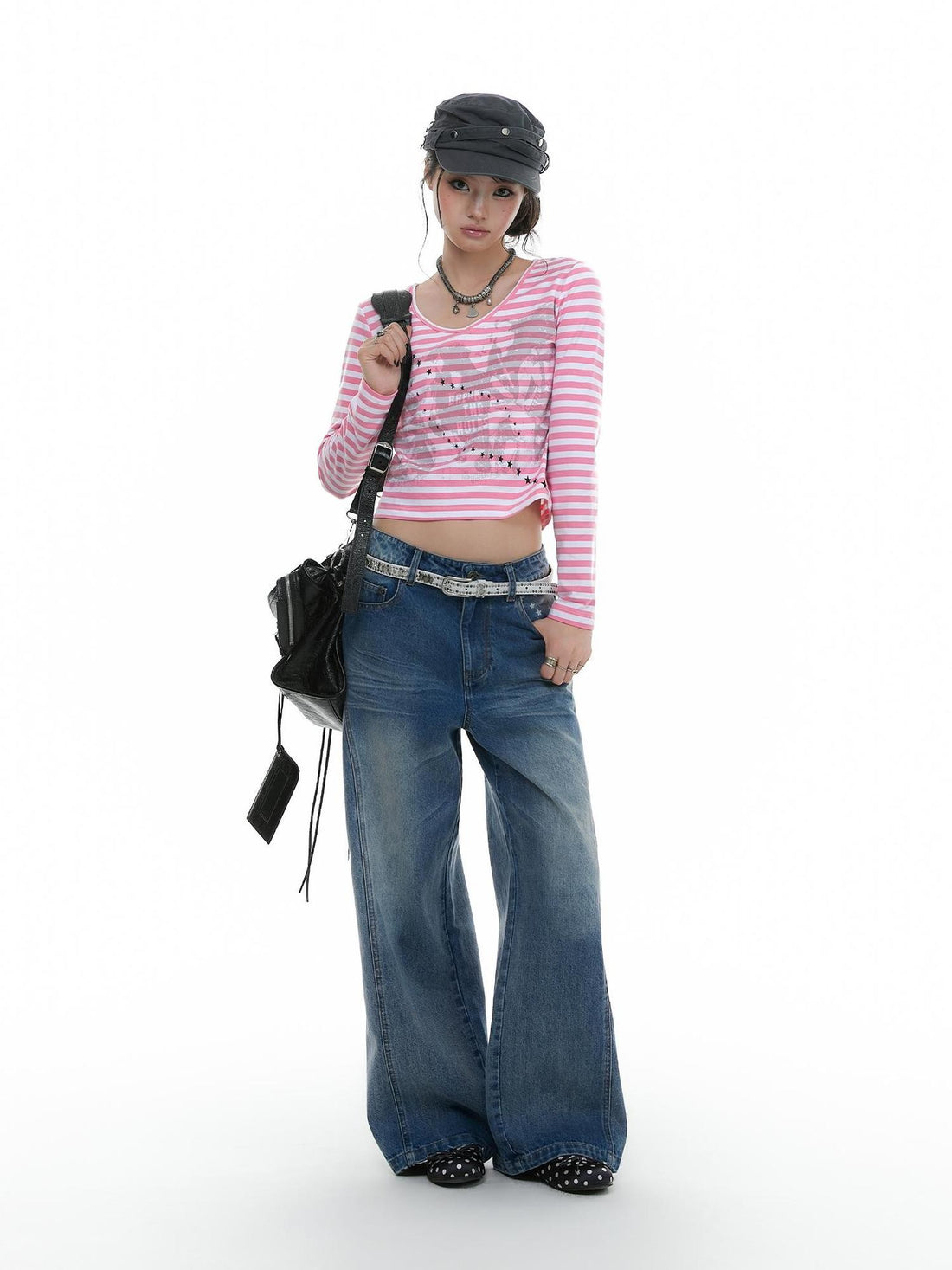 atrandom Light Wash Distressed Vintage Women&