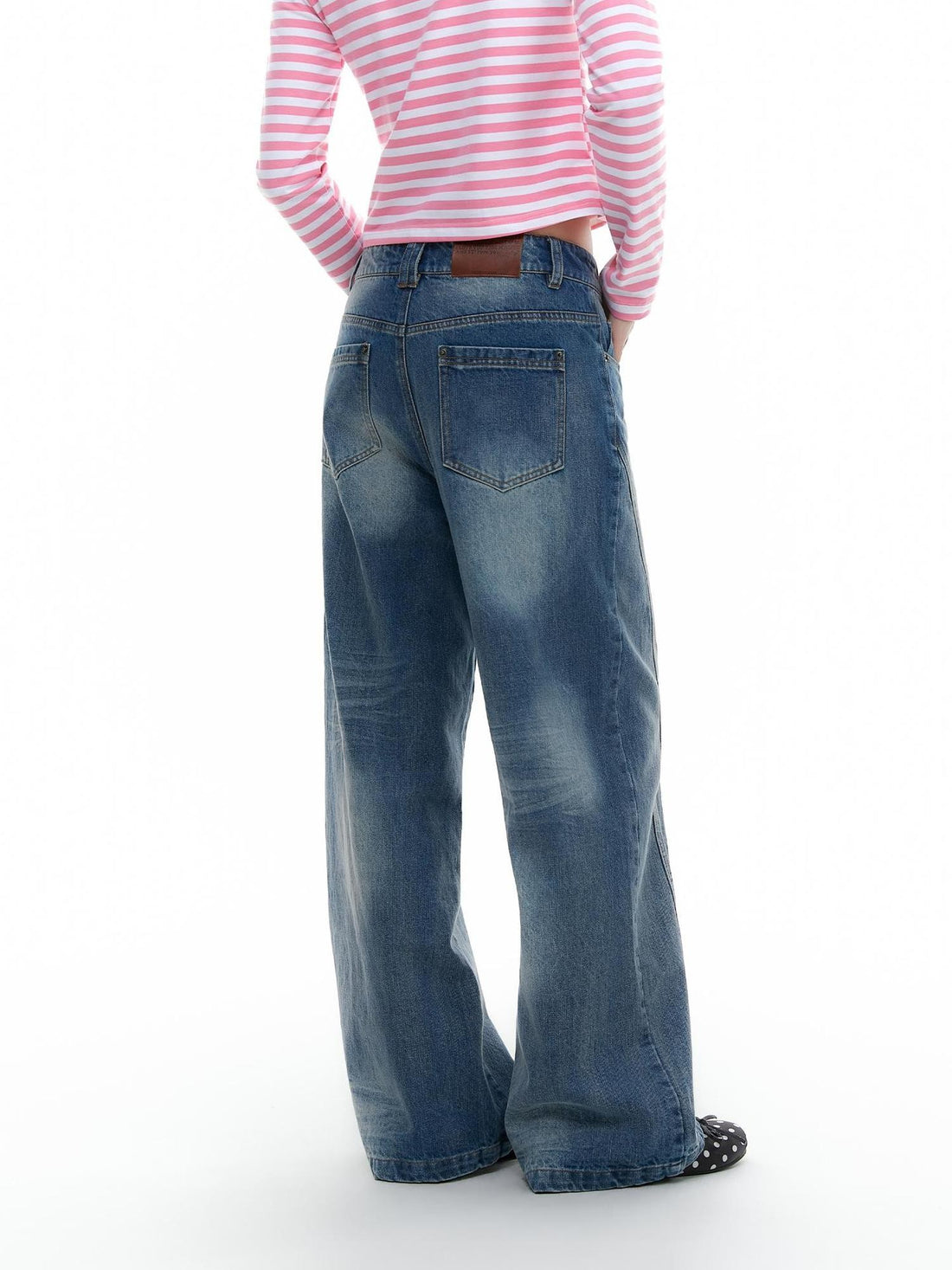 atrandom Light Wash Distressed Vintage Women&