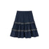 atrandom_Navy_Plaid_Lace_Trim_Ruffle_Patchwork_Women&