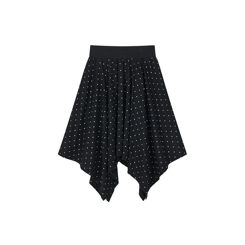 atrandom_Polka_Dot_Asymmetric_Elastic_Waist_Women&