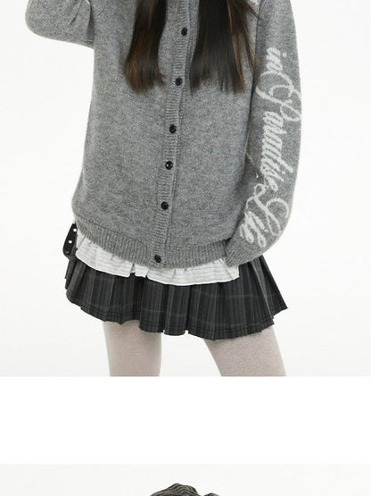 atrandom Relaxed Star Jacquard Crewneck Knit Women&