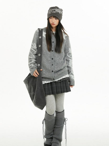 atrandom Relaxed Star Jacquard Crewneck Knit Women&